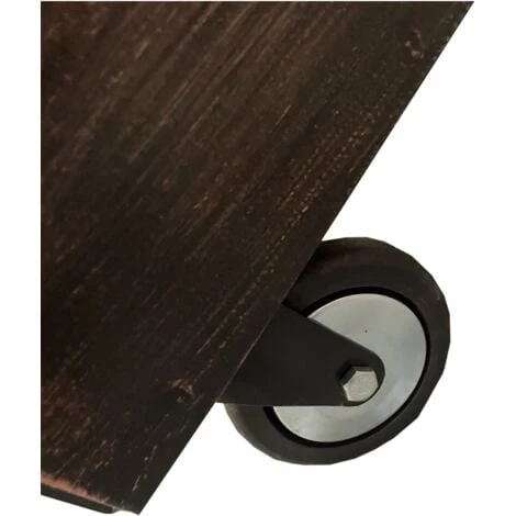 Porta Pellet/legna Con Ruote, 50x52x85 Cm 4 Porta Pellet/legna Con Ruote, 50x52x85 Cm - immagine 4