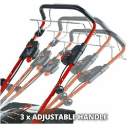 Einhell Tagliaerba A Batteria Ge-Cm 36/47 S Hw Li (4 Batterie Incluse) -Cura Del Prato 11930225 4