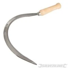 Falce Per Erbacce Dentellato Con Lama In Acciaio Di 3 Mm Silverline Alta Resistenza