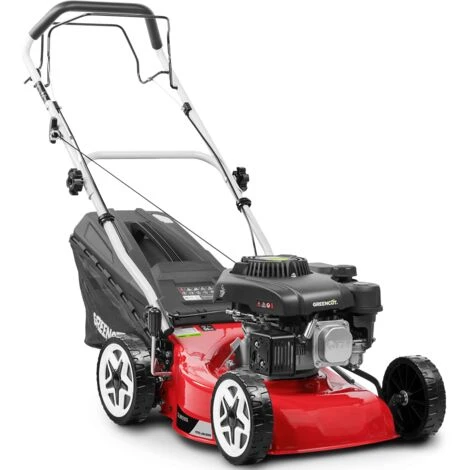 Tosaerba A Benzina 132cc 4.5cv, Motore A 4 Tempi, Larghezza Di Taglio 41 Cm, Altezza Di Taglio 25-75mm Regolabile In 7 Posizioni, Cesto 45L, Raccolta 2 In 1 - Greencut GLM590X 1 Tosaerba A Benzina 132cc 4.5cv, Motore A 4 Tempi, Larghezza Di Taglio 41 Cm, Altezza Di Taglio 25-75mm Regolabile In 7 Posizioni, Cesto 45L, Raccolta 2 In 1 - Greencut GLM590X