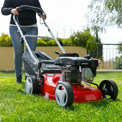 Tosaerba A Benzina 132cc 4.5cv, Motore A 4 Tempi, Larghezza Di Taglio 41 Cm, Altezza Di Taglio 25-75mm Regolabile In 7 Posizioni, Cesto 45L, Raccolta 2 In 1 - Greencut GLM590X 3 Tosaerba A Benzina 132cc 4.5cv, Motore A 4 Tempi, Larghezza Di Taglio 41 Cm, Altezza Di Taglio 25-75mm Regolabile In 7 Posizioni, Cesto 45L, Raccolta 2 In 1 - Greencut GLM590X - immagine 3