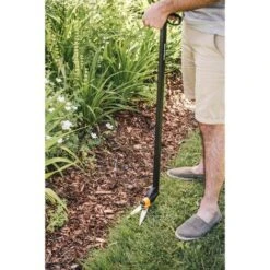 Fiskars Cesoie Per Erba Con Manico, Meccanismo Anti-blocco Servo-System, Lunghezza: 100 Cm, Lame In Acciaio/Impugnatura E Manico In Plastica, GS46, 1000590 -Cura Del Prato 13522428 3