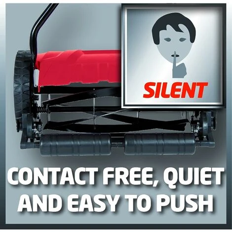 Einhell GE-HM 38 S-F Taglia Erba A Spinta Con 5 Coltelli, Rosso Nero 4 Einhell GE-HM 38 S-F Taglia Erba A Spinta Con 5 Coltelli, Rosso Nero - immagine 4