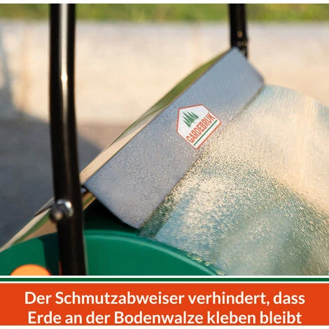 Gardebruk Rullo Da Giardino 60 Cm Ø32 Cm Capacità Di Riempimento 50L Apertura Laterale Raschiatore Antisporco Prato 5 Gardebruk Rullo Da Giardino 60 Cm Ø32 Cm Capacità Di Riempimento 50L Apertura Laterale Raschiatore Antisporco Prato - immagine 5
