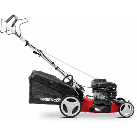 Tosaerba A Benzina 165cc 6cv, 4 Tempi Motore OHV Semovente A Doppia Lama In Acciaio A Doppio, Bordo 460mm 18, Regolabile In Altezza Di Taglio E Cestello, Con Capacità 55L - Greencut GLM770X 2 Tosaerba A Benzina 165cc 6cv, 4 Tempi Motore OHV Semovente A Doppia Lama In Acciaio A Doppio, Bordo 460mm 18, Regolabile In Altezza Di Taglio E Cestello, Con Capacità 55L - Greencut GLM770X - immagine 2