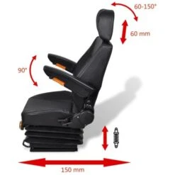 Hommoo Sedile Per Trattore Con Sospensione VD07252 8 Hommoo Sedile Per Trattore Con Sospensione VD07252 -Cura Del Prato 26484139 4