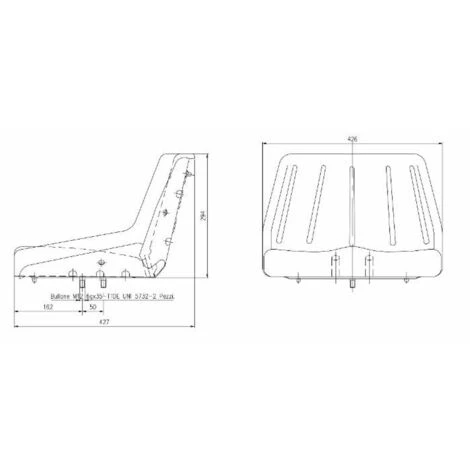 Sedile In Poliuretano Serie ECONOMIC 2 Sedile In Poliuretano Serie ECONOMIC - immagine 2