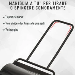 DURHAND Rullo Da Giardino (Φ32 X 50Lcm) Metallo Nero Serbatoio Fino 38 L 8 DURHAND Rullo Da Giardino (Φ32 X 50Lcm) Metallo Nero Serbatoio Fino 38 L -Cura Del Prato 28947099 4