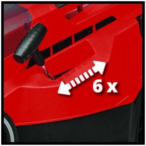 Einhell Tagliaerba A Batteria GE-CM 36/37 Li Taglio 37cm Con 2 Batterie E Carica 5 Einhell Tagliaerba A Batteria GE-CM 36/37 Li Taglio 37cm Con 2 Batterie E Carica - immagine 5