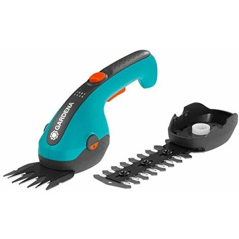 Gardena 09854-20 - Set Di Cesoie Per Erba E Arbusti A Batteria ClassicCut, Turchese, Nero, Arancione 1 Gardena 09854-20 - Set Di Cesoie Per Erba E Arbusti A Batteria ClassicCut, Turchese, Nero, Arancione