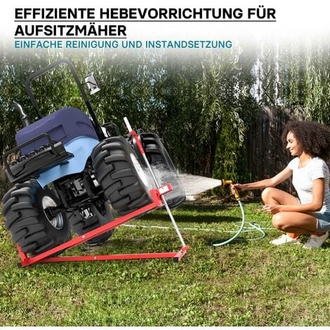 Sollevatore Per Trattorini Tagliaerba Rasaerba Max 400 Kg 2 Sollevatore Per Trattorini Tagliaerba Rasaerba Max 400 Kg - immagine 2