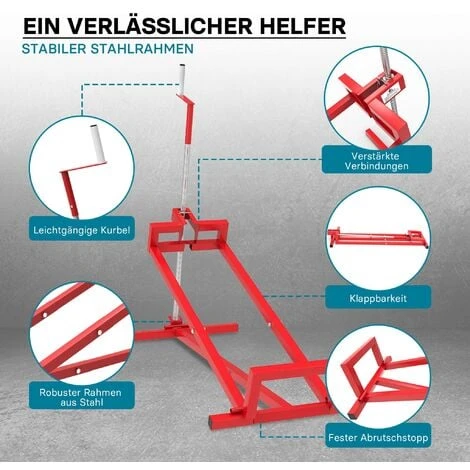 Sollevatore Per Trattorini Tagliaerba Rasaerba Max 400 Kg 3 Sollevatore Per Trattorini Tagliaerba Rasaerba Max 400 Kg - immagine 3