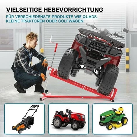 Sollevatore Per Trattorini Tagliaerba Rasaerba Max 400 Kg 4 Sollevatore Per Trattorini Tagliaerba Rasaerba Max 400 Kg - immagine 4