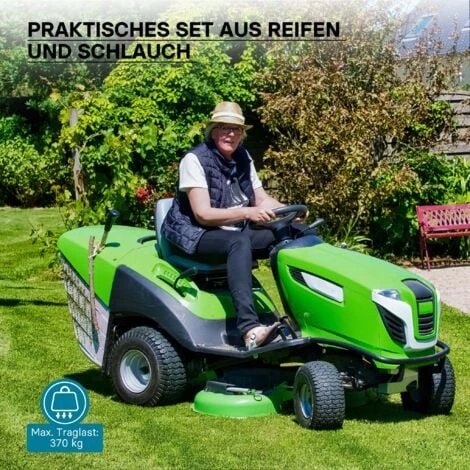 Pneumatico Per Trattorino 18x8.50-8 4pr Con Camera D´aria E Valvola Ad Angolo Ruota Completa 2 Pneumatico Per Trattorino 18x8.50-8 4pr Con Camera D´aria E Valvola Ad Angolo Ruota Completa - immagine 2