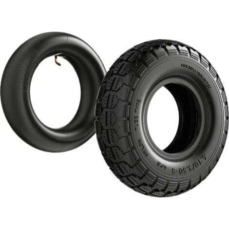 Pneumatico Per Trattorino 11x4.10/3.50-5 4pr Con Camera D´aria E Valvola Ad Angolo Ruota Completa 1 Pneumatico Per Trattorino 11x4.10/3.50-5 4pr Con Camera D´aria E Valvola Ad Angolo Ruota Completa