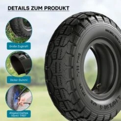 Pneumatico Per Trattorino 11x4.10/3.50-5 4pr Con Camera D´aria E Valvola Ad Angolo Ruota Completa 5 Pneumatico Per Trattorino 11x4.10/3.50-5 4pr Con Camera D´aria E Valvola Ad Angolo Ruota Completa -Cura Del Prato 4462213 3