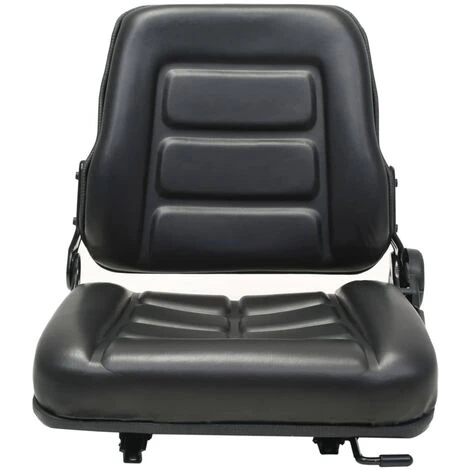 Sedile Per Trattore E Muletto Con Schienale Regolabile Nero 2 Sedile Per Trattore E Muletto Con Schienale Regolabile Nero - immagine 2