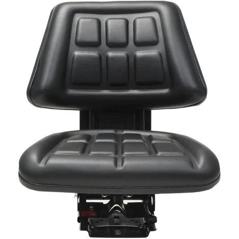 Sedile Per Trattore Con Sospensione Nero 2 Sedile Per Trattore Con Sospensione Nero - immagine 2