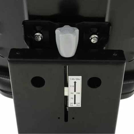 Sedile Per Trattore Con Sospensione Nero 5 Sedile Per Trattore Con Sospensione Nero - immagine 5