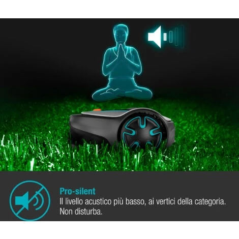 Robot Tagliaerba Gardena Sileno Minimo 250 Per Prati Da 250mq Con Bluetooth 3 Robot Tagliaerba Gardena Sileno Minimo 250 Per Prati Da 250mq Con Bluetooth - immagine 3