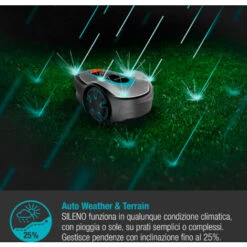 Robot Tagliaerba Gardena Sileno Minimo 250 Per Prati Da 250mq Con Bluetooth 9 Robot Tagliaerba Gardena Sileno Minimo 250 Per Prati Da 250mq Con Bluetooth -Cura Del Prato 54135444 5