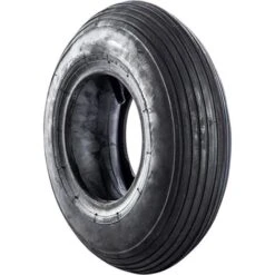 Pneumatico Rigato 4 Tele Con Camera D'aria Portata 275kg