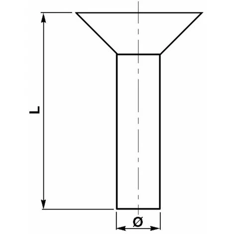 Confezione Di Ribattini A Testa Piana ø 7x20mm 2 Confezione Di Ribattini A Testa Piana ø 7x20mm - immagine 2