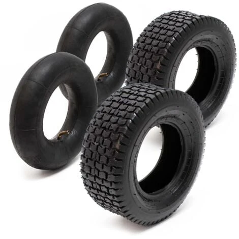 Copertone E Camera D'aria Set 4 Pezzi 16 X 6.50-8 Per Ruote Trattorini Tosaerba 1 Copertone E Camera D'aria Set 4 Pezzi 16 X 6.50-8 Per Ruote Trattorini Tosaerba