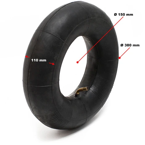 Camera D´aria Con Valvola A Gomito 2pz 15x6.00-6 Per Ruota Trattorino 2 Camera D´aria Con Valvola A Gomito 2pz 15x6.00-6 Per Ruota Trattorino - immagine 2