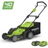 TOSAERBA A BATTERIA GREENWORKS 40V 4Ah G40LM41