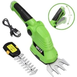 Forbici Cesoie Sfoltirami USB Senza Fili A Batteria Decespugliatore A 2 Lame