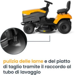 STIGA Tornado 398 M - Trattorino Tagliaerba A Scoppio 9 STIGA Tornado 398 M - Trattorino Tagliaerba A Scoppio -Cura Del Prato 87528882 5