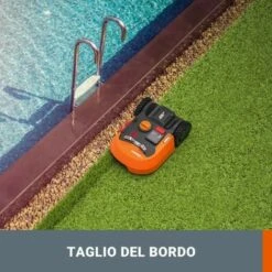 WORX Robot Tagliaerba Landroid M700 2 0 A Batteria 20V Area Di Taglio 700Mq Wifi Bluethooth Lama Flottante, Base A Scomparsa Carica Laterale Taglia Fino Al Bordo -Cura Del Prato 90286857 3