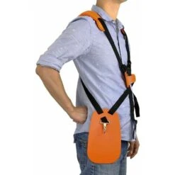 Tagliacapelli - Tagliabordi A Doppia Tracolla Con Cintura In Nylon Resistente Regolabile Per Decespugliatore O Giardinaggio (per Tagliabordi STIHL Serie FSkm) -Cura Del Prato 92043941 4