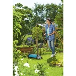 Rasaprato Elicoidale Gardena Classic 400: Rasaerba A Mano Con Larghezza Di Lavoro 40 Cm Sino A 200 M², Tecnica Di Taglio A Sfioramento (4018-20) -Cura Del Prato 93981230 4