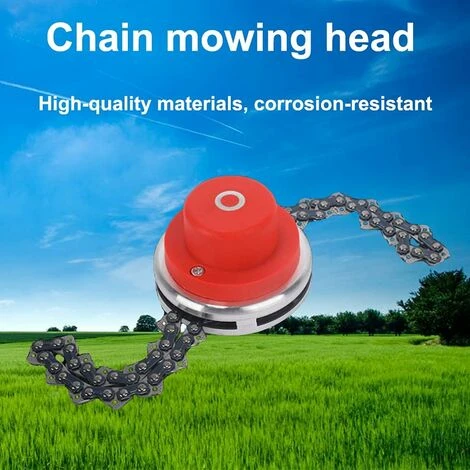 Barafat Testina Per Diserbo Universale, Testina Per Tagliaerba A Catena 65Mn, Tosaerba Da Giardino, Accessori Per Utensili Per Tagliavetri Per Prato Da Giardino Per Esterni (Rosso) 3 Barafat Testina Per Diserbo Universale, Testina Per Tagliaerba A Catena 65Mn, Tosaerba Da Giardino, Accessori Per Utensili Per Tagliavetri Per Prato Da Giardino Per Esterni (Rosso) - immagine 3