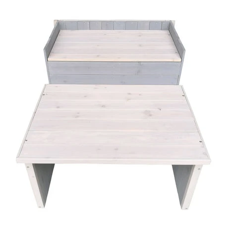 Garage In Legno Grigio Per Robot Rasaerba Copertura Tosaerba Con Ripiano 79,7x66x55,7 Cm Grigio 2 Garage In Legno Grigio Per Robot Rasaerba Copertura Tosaerba Con Ripiano 79,7x66x55,7 Cm Grigio - immagine 2