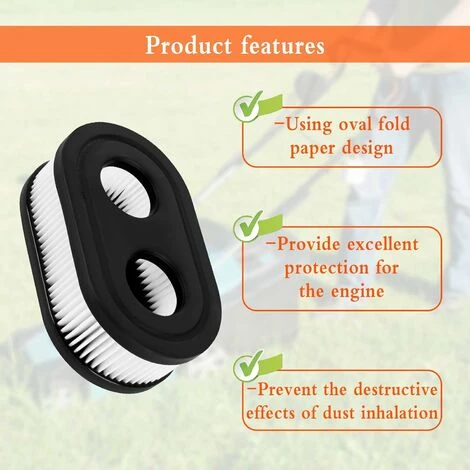 Filtro Dell'aria Per Tosaerba, 4 Filtri Dell'aria Per Tosaerba Da Giardino Adatti Al Motore Del Tosaerba, Il Filtro Dell'aria Per Motori Può Sostituire Il Vecchio Filtro Per Tosaerba Briggs Stratton 4 Filtro Dell'aria Per Tosaerba, 4 Filtri Dell'aria Per Tosaerba Da Giardino Adatti Al Motore Del Tosaerba, Il Filtro Dell'aria Per Motori Può Sostituire Il Vecchio Filtro Per Tosaerba Briggs Stratton - immagine 4