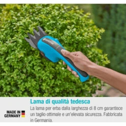 GARDENA Set Forbici Per Erba A Batteria + Lama Rifilasiepi ClassicCut Li (9885-20) -Cura Del Prato 95734296 3