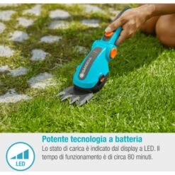 GARDENA Set Forbici Per Erba A Batteria + Lama Rifilasiepi ComfortCut Li (9888-20) -Cura Del Prato 95734360 5