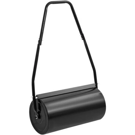 Rullo Da Giardino Con Manico Nero 42 L Ferro E Acciaio VidaXL 1 Rullo Da Giardino Con Manico Nero 42 L Ferro E Acciaio VidaXL