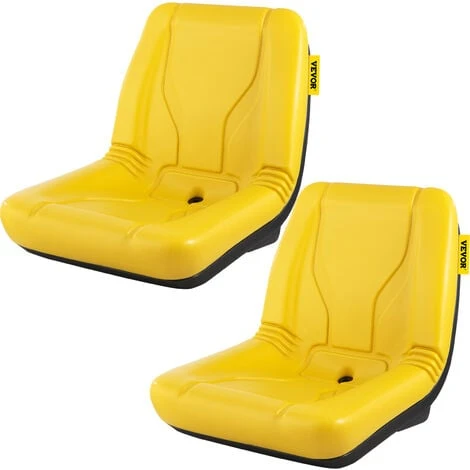 VEVOR Sedile Per Carrello Elevatore John Deere Con Schienale Alto Da 2 Pezzi, Sedile Materiale In PVC A Colore Giallo, Sedile Uso Per Falciatrici, Escavatori, Pale Gommate, Apripista, Terne, Trattori 1 VEVOR Sedile Per Carrello Elevatore John Deere Con Schienale Alto Da 2 Pezzi, Sedile Materiale In PVC A Colore Giallo, Sedile Uso Per Falciatrici, Escavatori, Pale Gommate, Apripista, Terne, Trattori