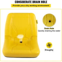 VEVOR Sedile Per Carrello Elevatore John Deere Con Schienale Alto Da 2 Pezzi, Sedile Materiale In PVC A Colore Giallo, Sedile Uso Per Falciatrici, Escavatori, Pale Gommate, Apripista, Terne, Trattori 8 VEVOR Sedile Per Carrello Elevatore John Deere Con Schienale Alto Da 2 Pezzi, Sedile Materiale In PVC A Colore Giallo, Sedile Uso Per Falciatrici, Escavatori, Pale Gommate, Apripista, Terne, Trattori -Cura Del Prato 96461207 4