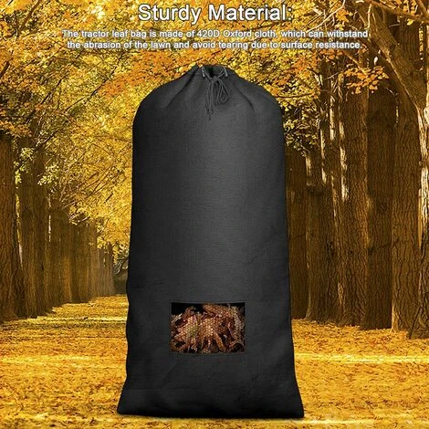 Borsa Per Foglie Durevole Per Trattori, Borse Per Foglie Extra Large Borse Per Foglie Riutilizzabili Per Impieghi Gravosi Per La Raccolta Dei Rifiuti Di Foglie La Maggior Parte Dei Trattori 3 Borsa Per Foglie Durevole Per Trattori, Borse Per Foglie Extra Large Borse Per Foglie Riutilizzabili Per Impieghi Gravosi Per La Raccolta Dei Rifiuti Di Foglie La Maggior Parte Dei Trattori - immagine 3