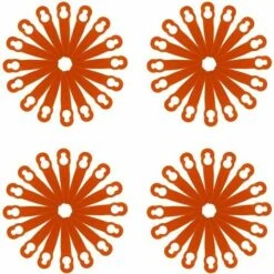 120 Pezzi Di Plastica Di Ricambio Accessori Per Lame Per STIHL Polycut 2-2 FSA 45 Tosaerba Tagliaerba