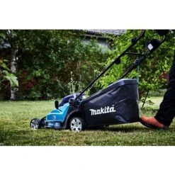 Makita Tosaerba + 2x Batteria 18V 5.0Ah + Caricatore DC18RD (DLM432PT2) -Cura Del Prato 98585245 4