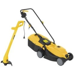 Powerplus Lotto Tosaerba Elettrico 1300w 32cm + Molatrice 250w POWXG6212T