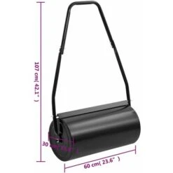 Rullo Da Giardino Con Manico Nero 42 L Ferro E Acciaio 9 Rullo Da Giardino Con Manico Nero 42 L Ferro E Acciaio -Cura Del Prato 99589631 5