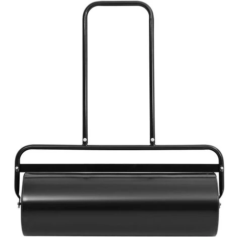 Rullo Da Giardino Con Manico Nero 63 L Ferro E Acciaio 2 Rullo Da Giardino Con Manico Nero 63 L Ferro E Acciaio - immagine 2